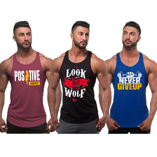 Pack Of 3 Dri-Fit LOOK AT ME Tanktops