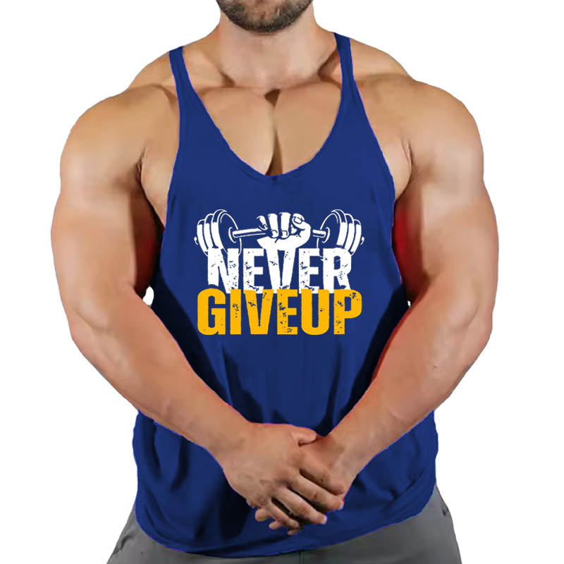 Pack Of 4 Dri-Fit NEVER GIVEUP Tanktops